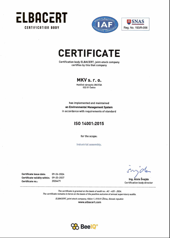 ISO Certificate 2
